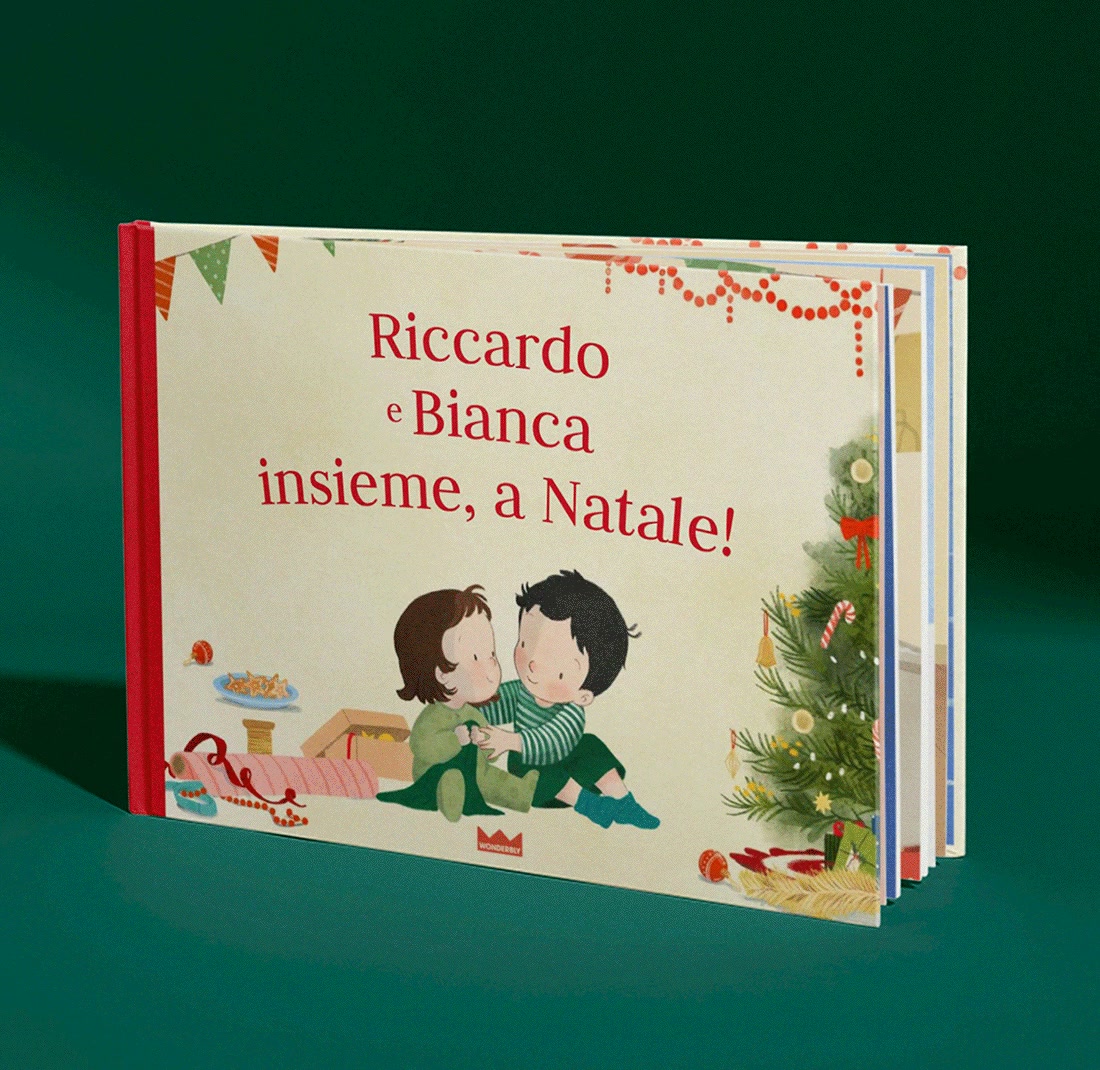 Wonderbly Facebook ad: Una storia per fratelli e sorelle