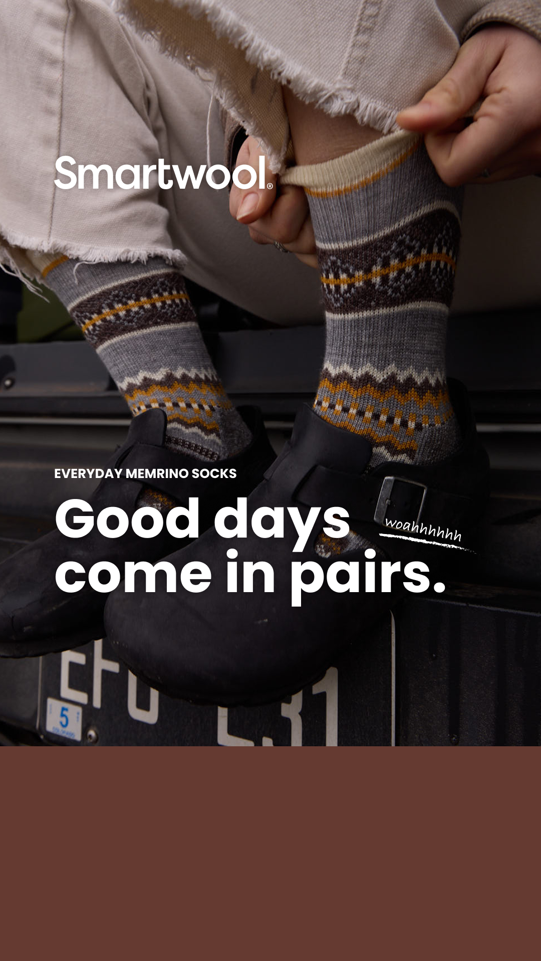 Smartwool Facebook ad: Everyday Socks