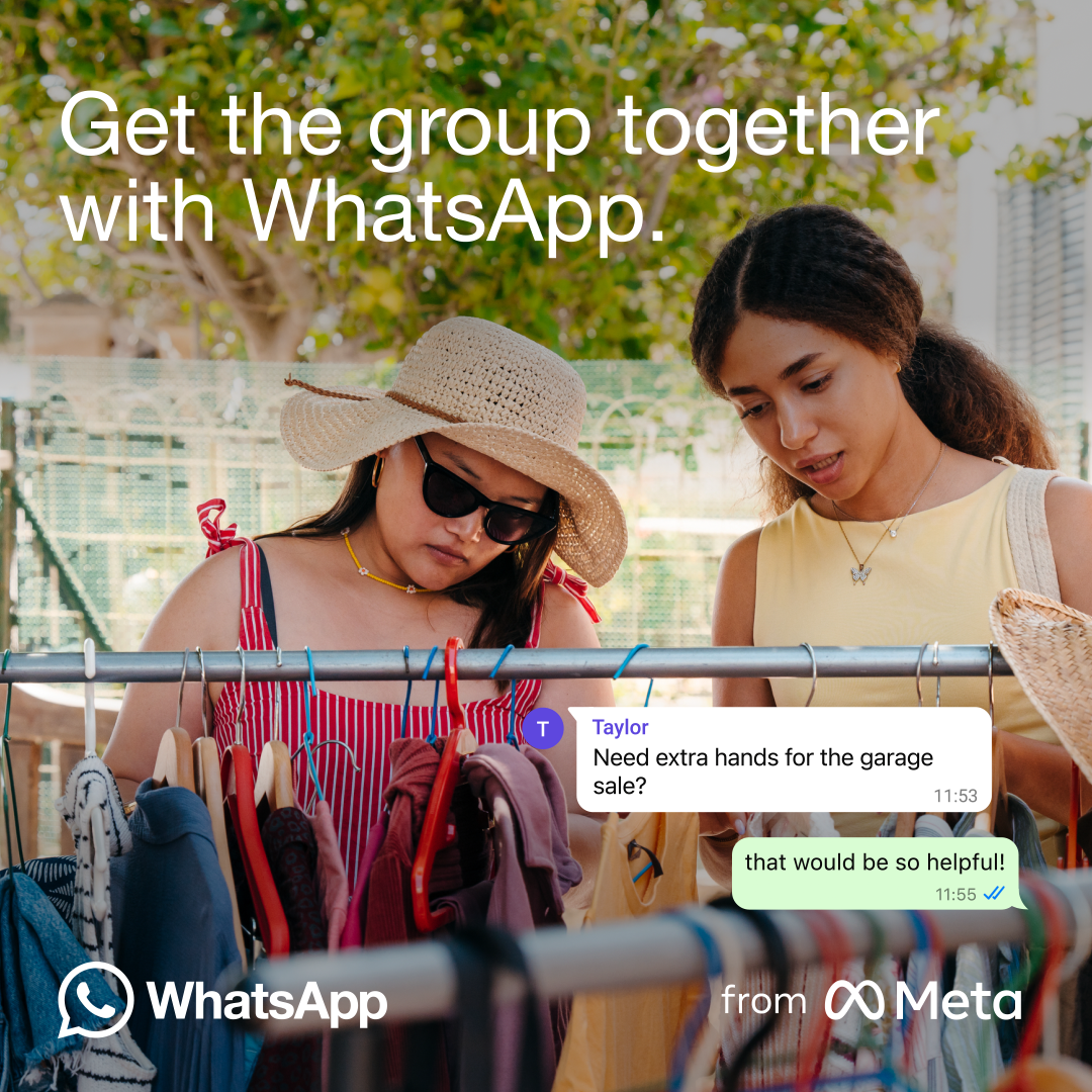 WhatsApp Facebook ad