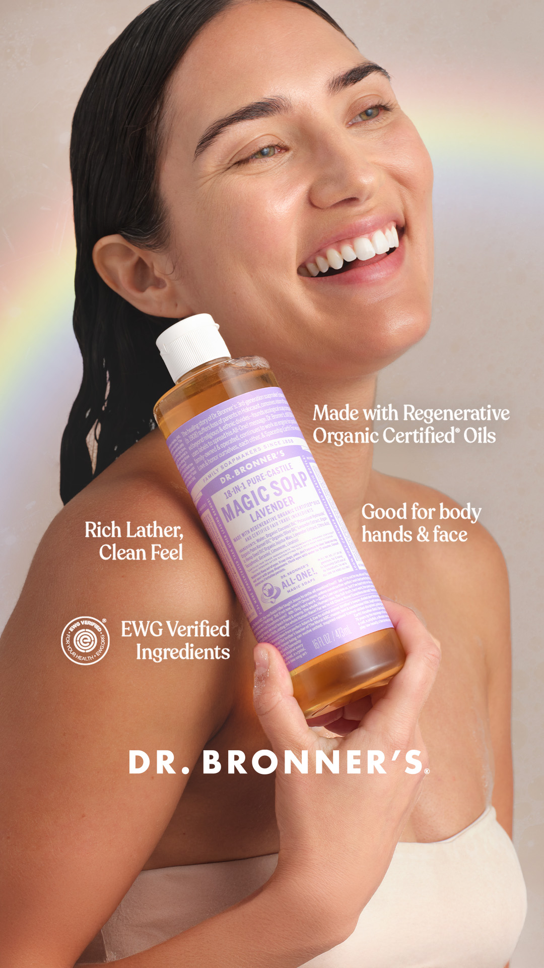 Dr. Bronner's Facebook ad