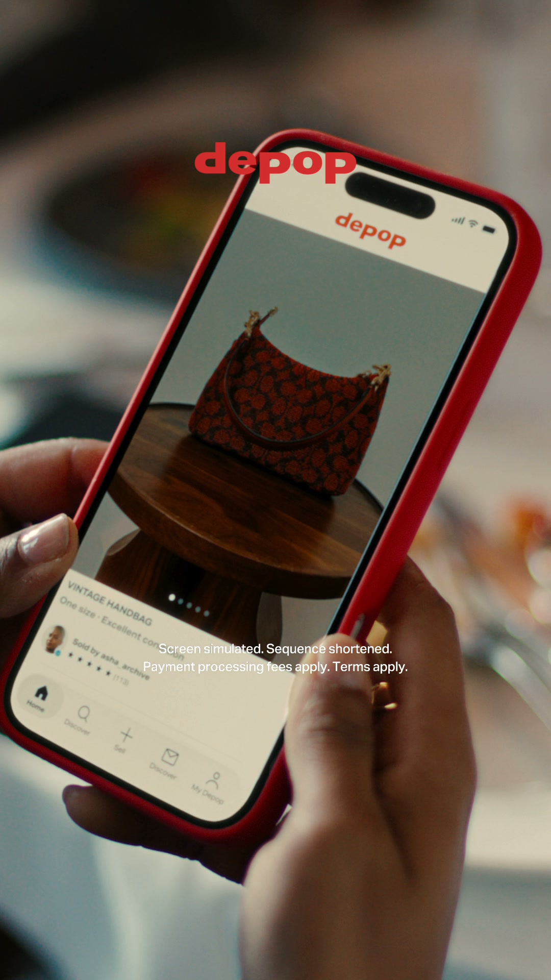 Depop Facebook ad: Your good taste can pay off!
