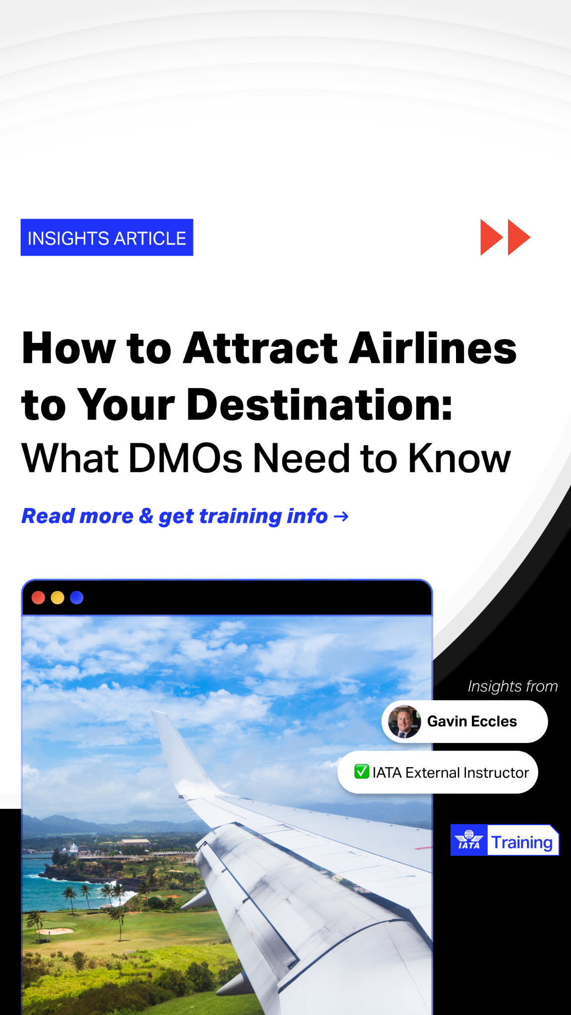 IATA Training Facebook ad
