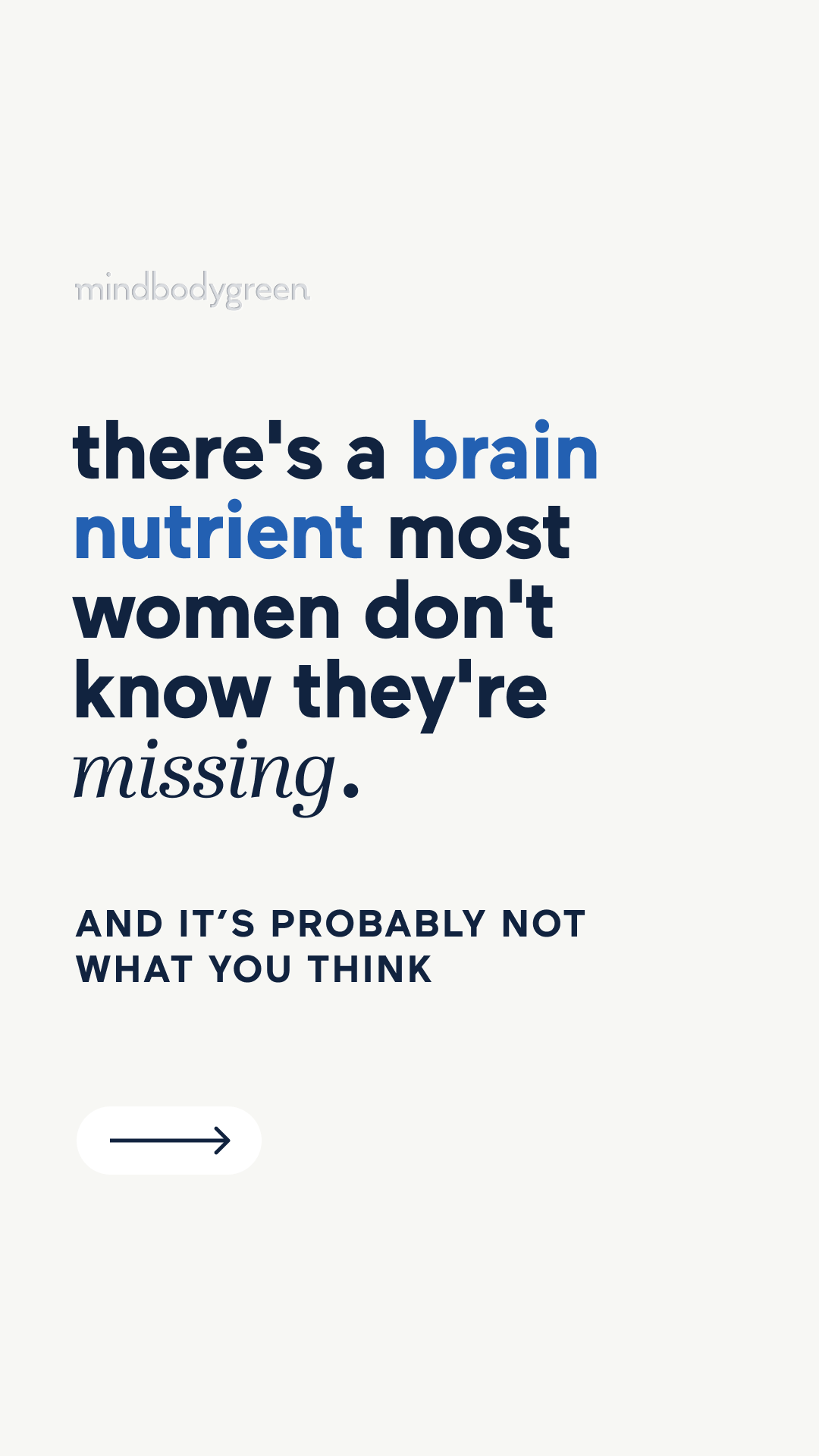 mindbodygreen Facebook ad