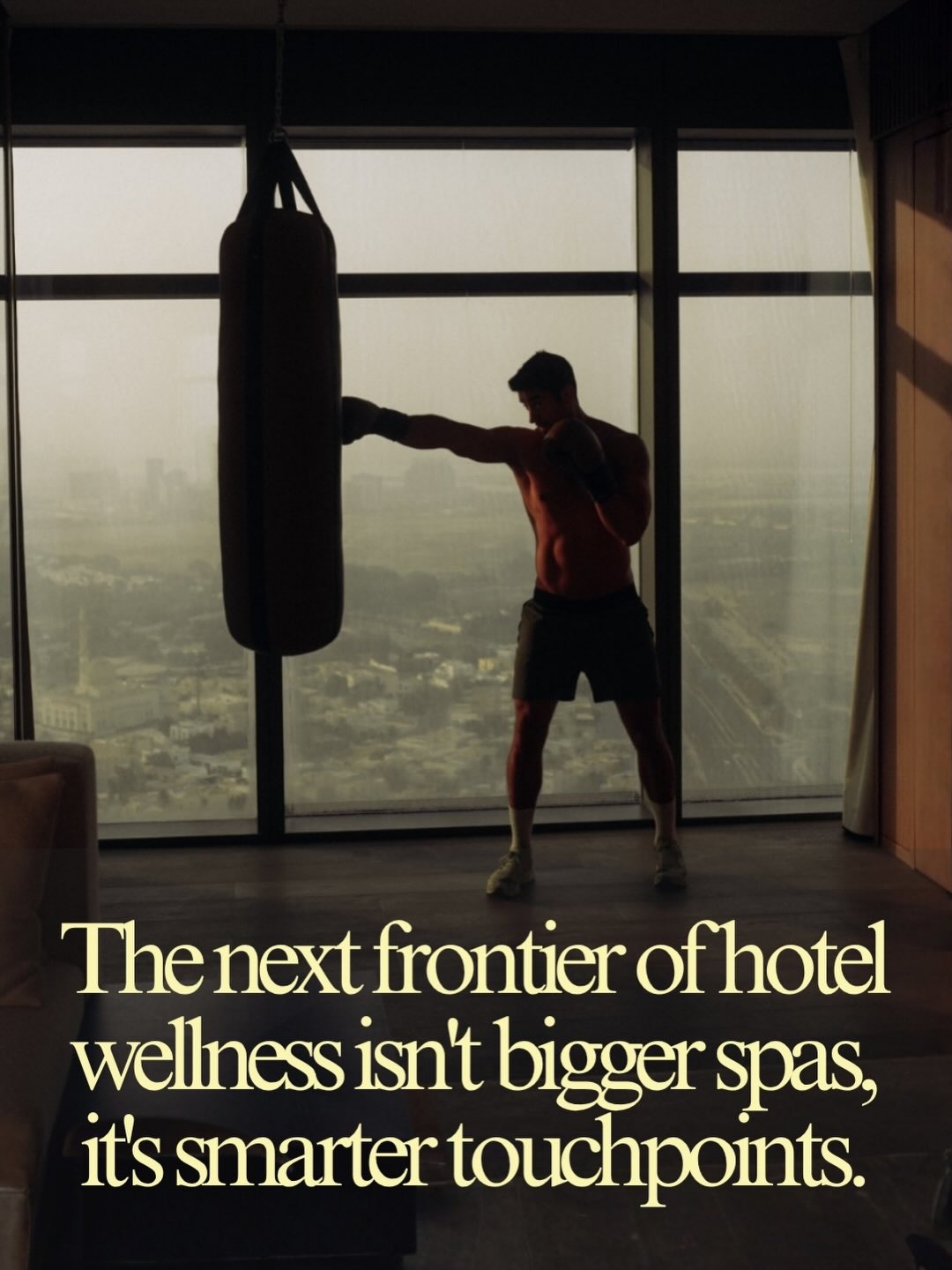 Oyogo.London Facebook ad: For years, hotel wellness lived in one place.