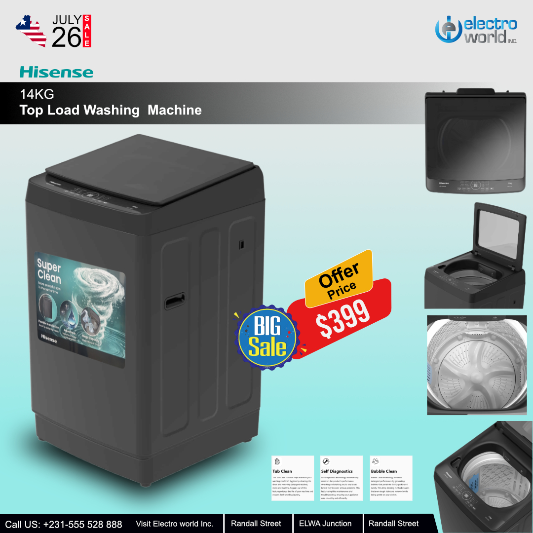 Electro World Inc. Monrovia Liberia Facebook ad