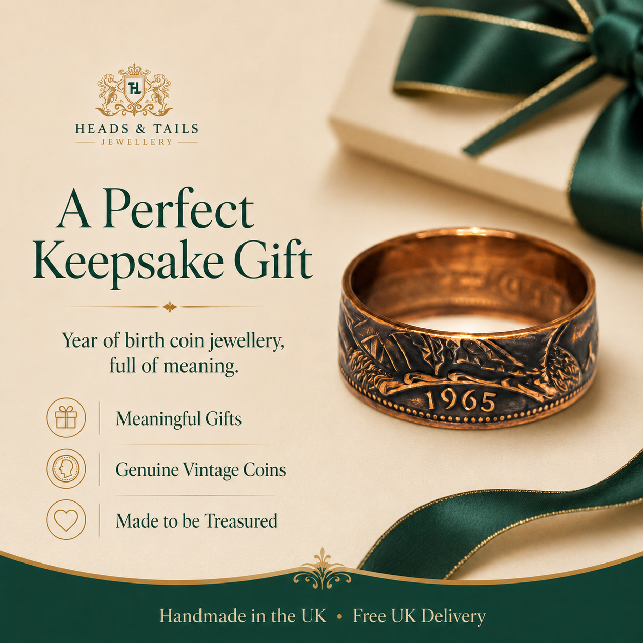 Heads and Tails Jewellery Facebook ad