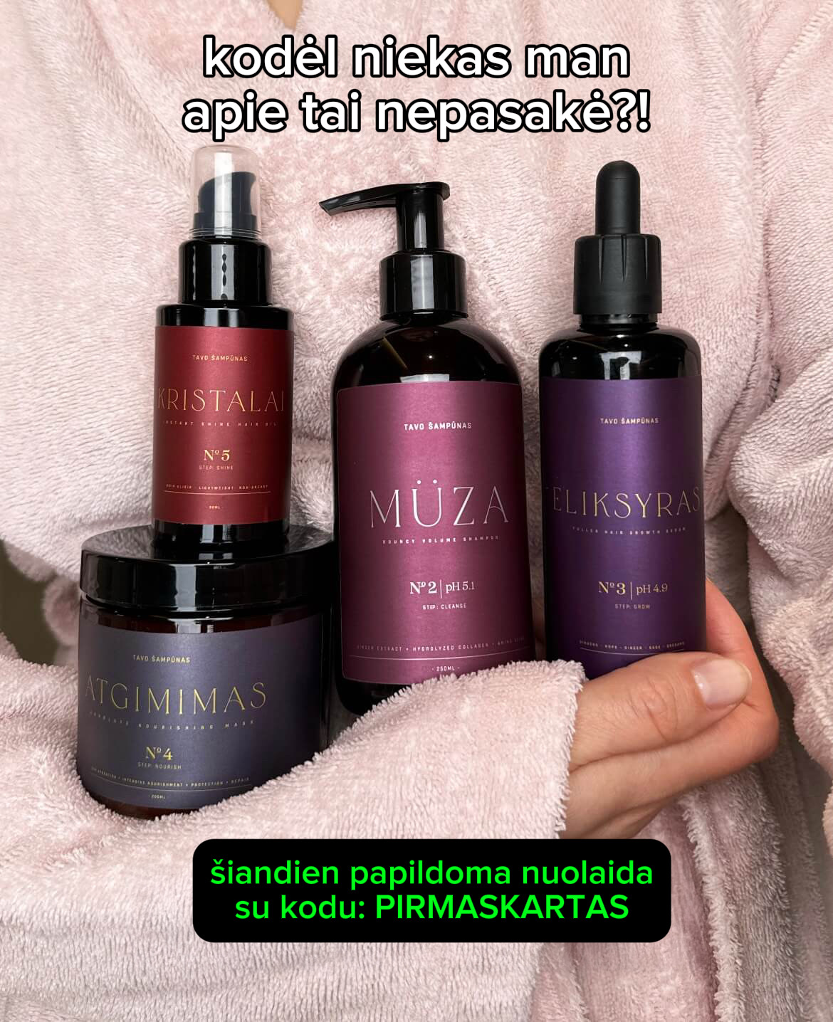 Tavo Šampūnas Facebook ad