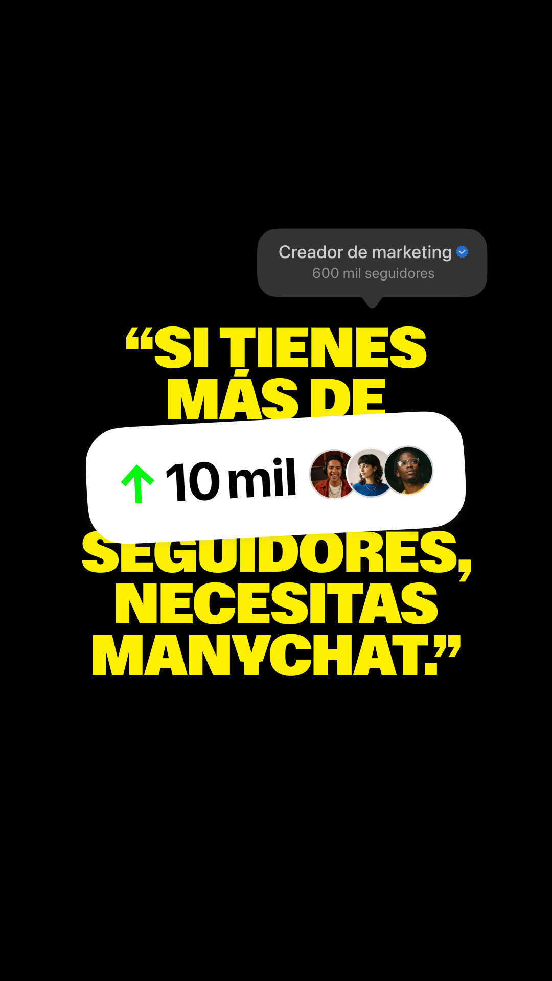 Manychat Facebook ad