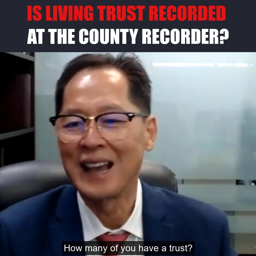 Paul Horn Law Group PC Facebook ad: Is Living Trust Recorded At the County Recorder?