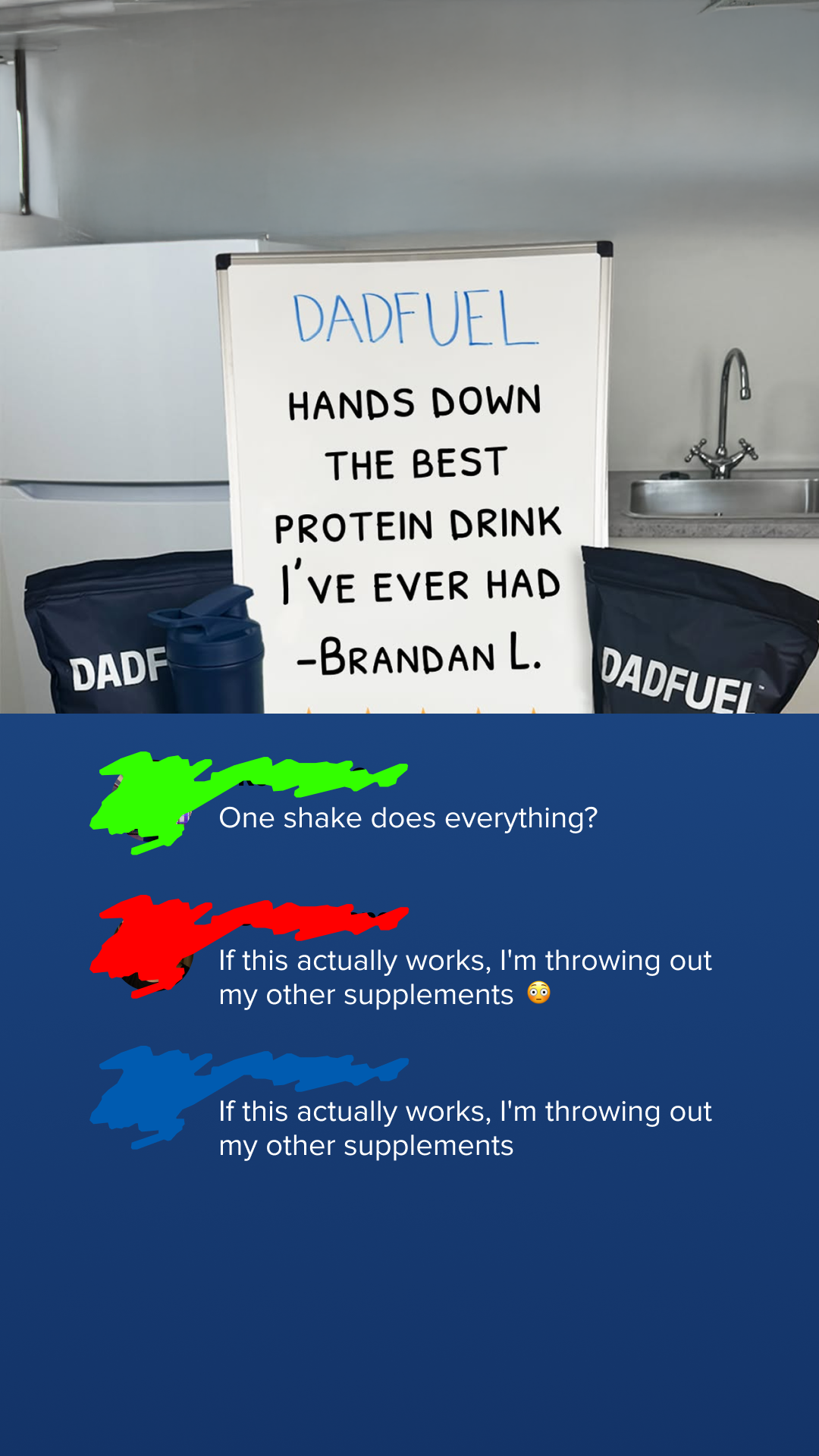 DADFUEL Facebook ad