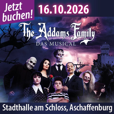 Addams Family - Musical Tour Facebook ad: The Addams Family - Das Musical @ Stadthalle am Schloss…