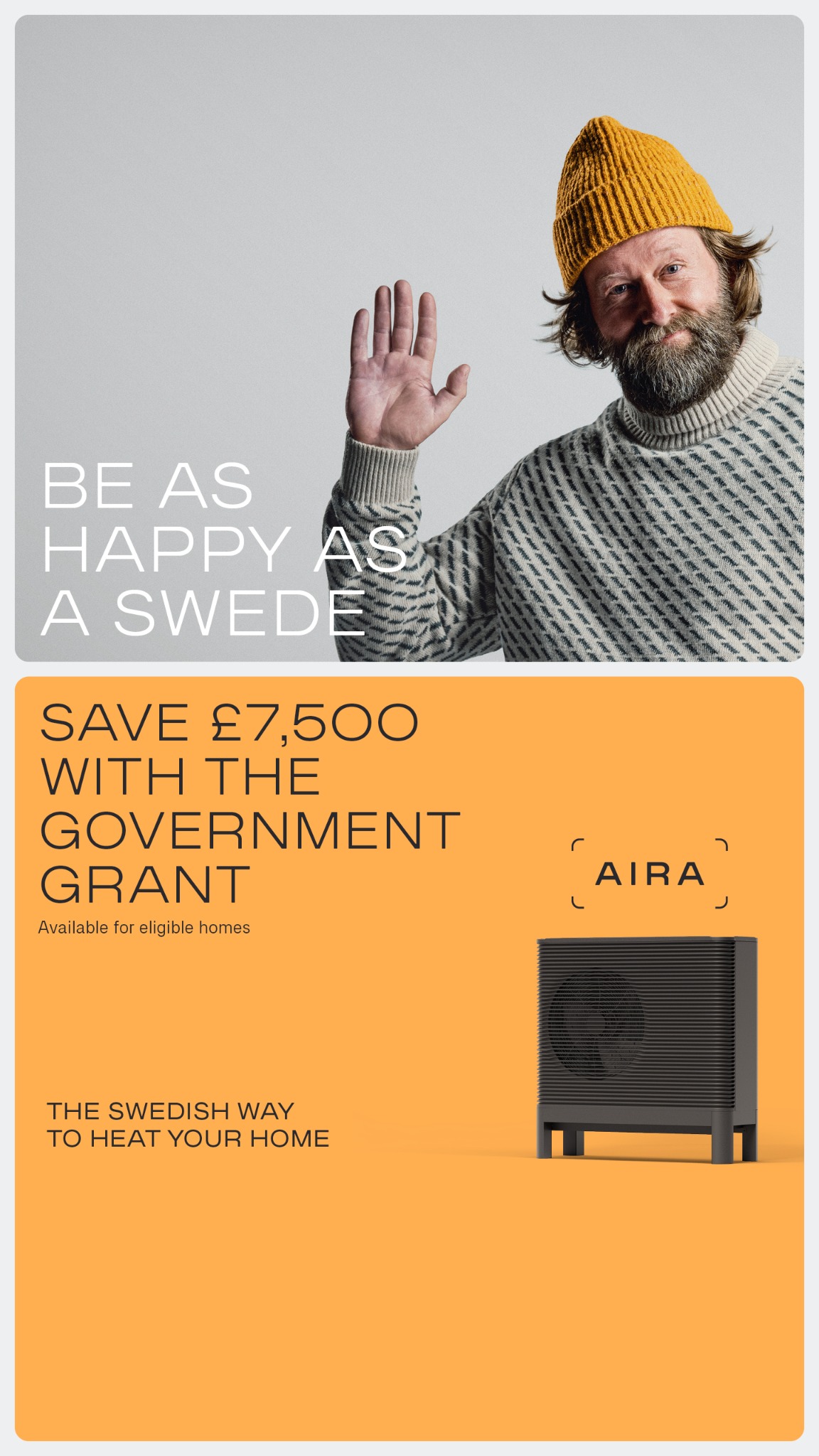Aira Facebook ad