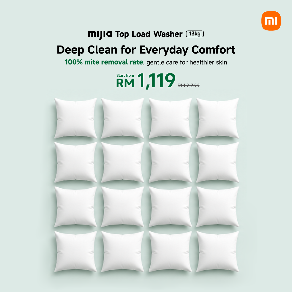 Xiaomi Malaysia Facebook ad: NEW Mijia Washing Machine