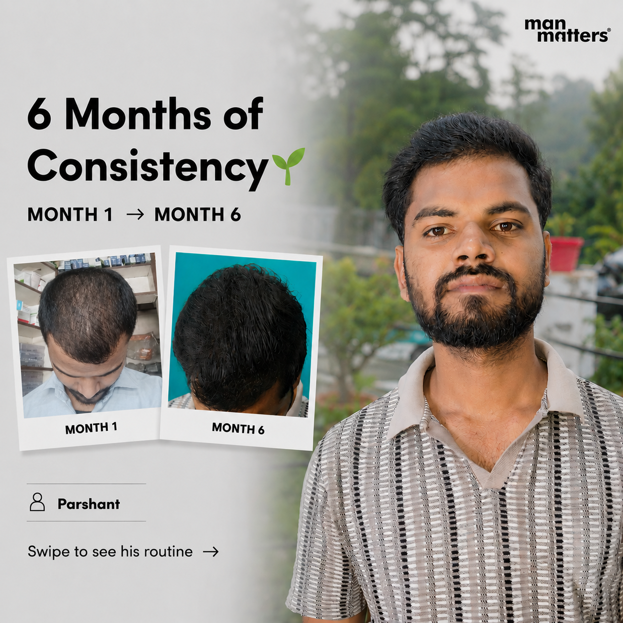 Hair Matters by Man Matters Facebook ad