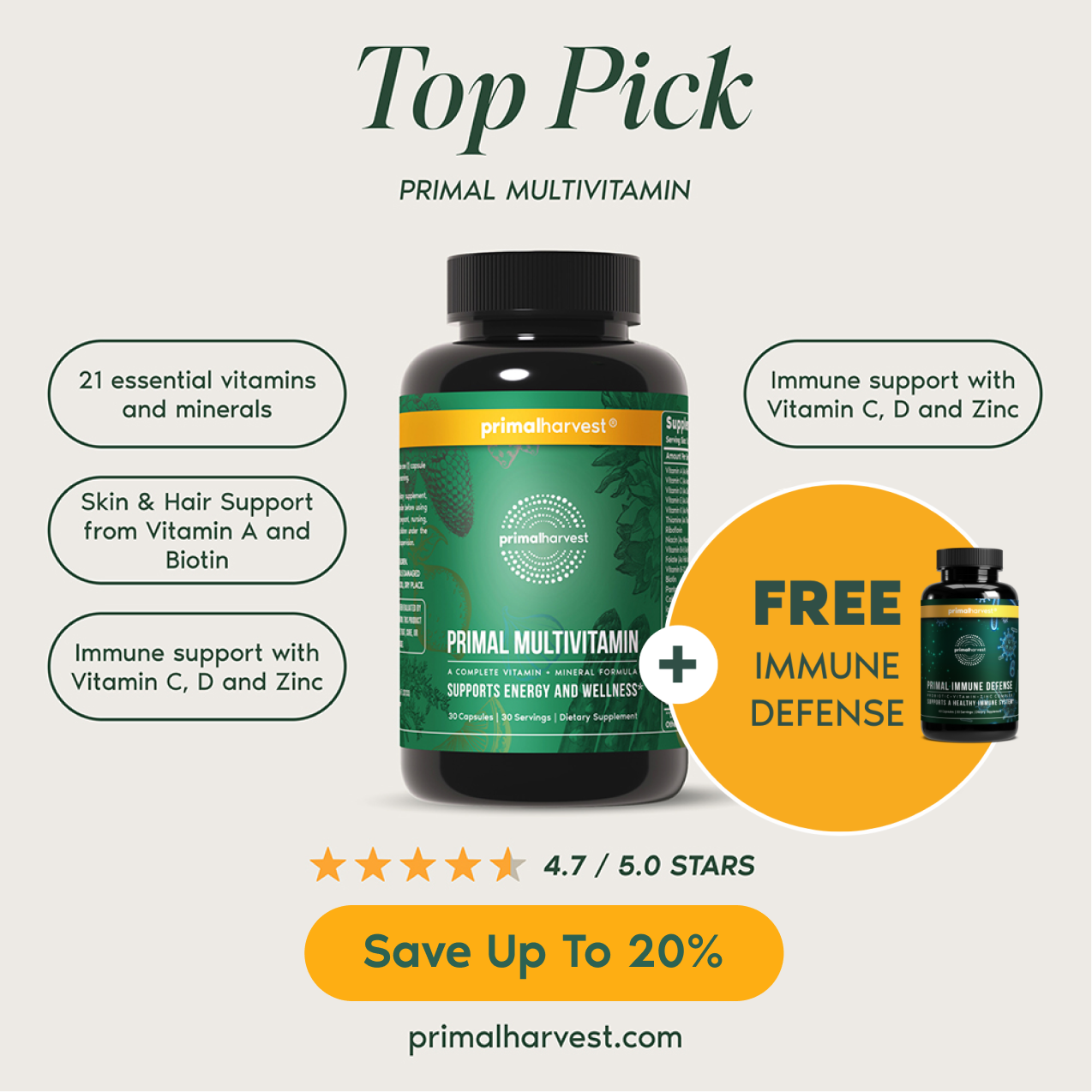 Primal Deals Facebook ad