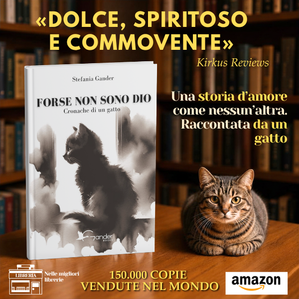 Gander Books Facebook ad: Forse non sono Dio - Cronache di un gatto