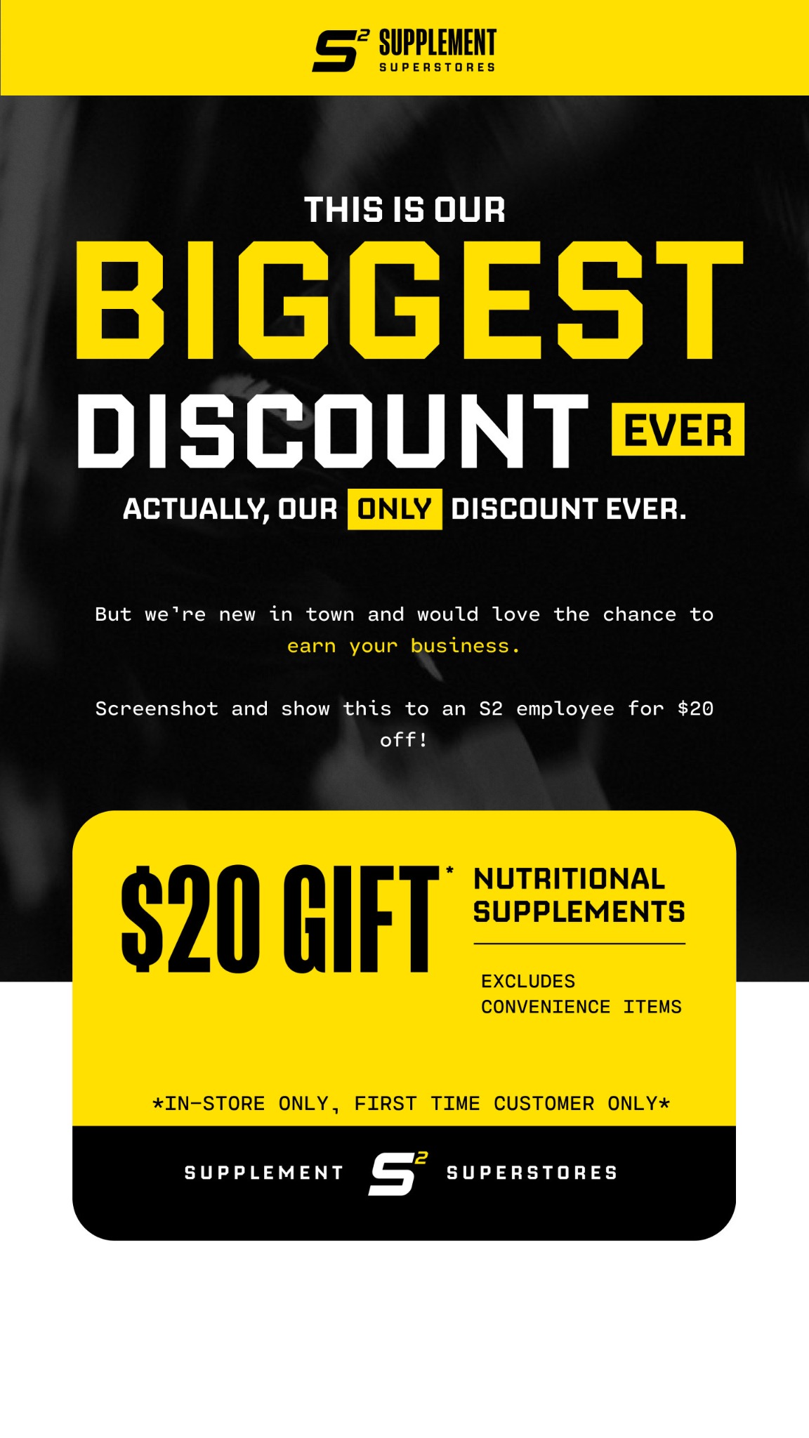 Supplement Superstores Facebook ad