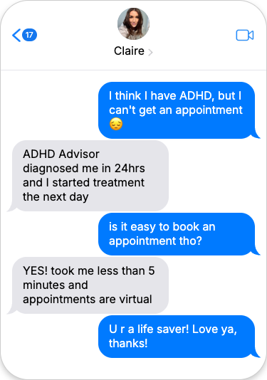 ADHD Telehealth Reviews Facebook ad: ADHD Care. See Who Scored Best