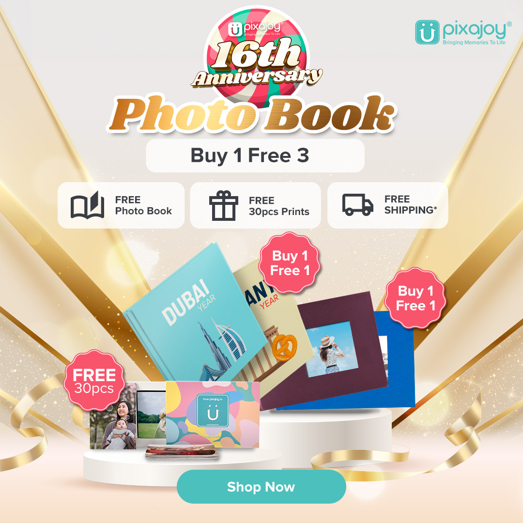 Pixajoy Photobook Facebook ad: 𝐏𝐇𝐎𝐓𝐎 𝐁𝐎𝐎𝐊 𝐒𝐀𝐋𝐄