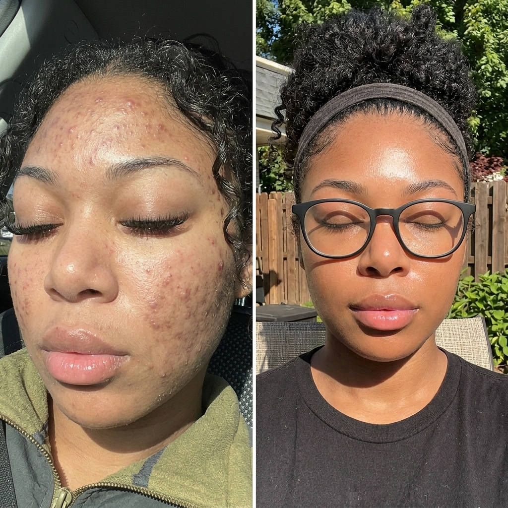 Keisha's Skin Care Journey Facebook ad