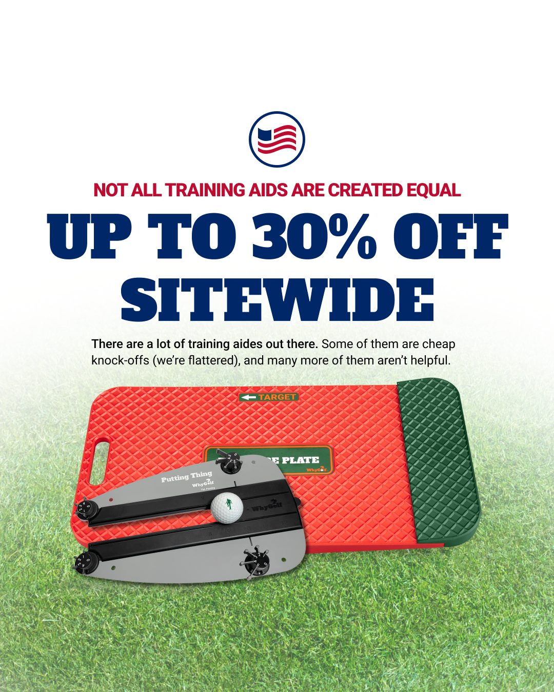 WhyGolf Facebook ad
