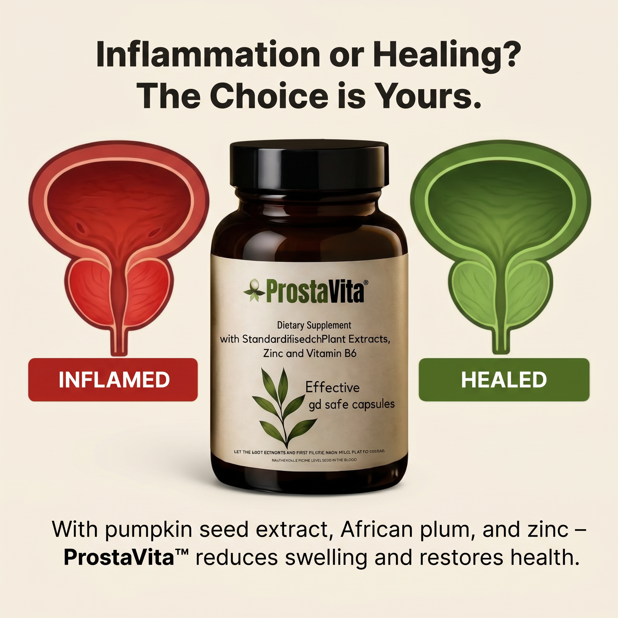 Vital Living Australia Facebook ad: Reduces Prostate Swelling by 95% in Just 5 Days!