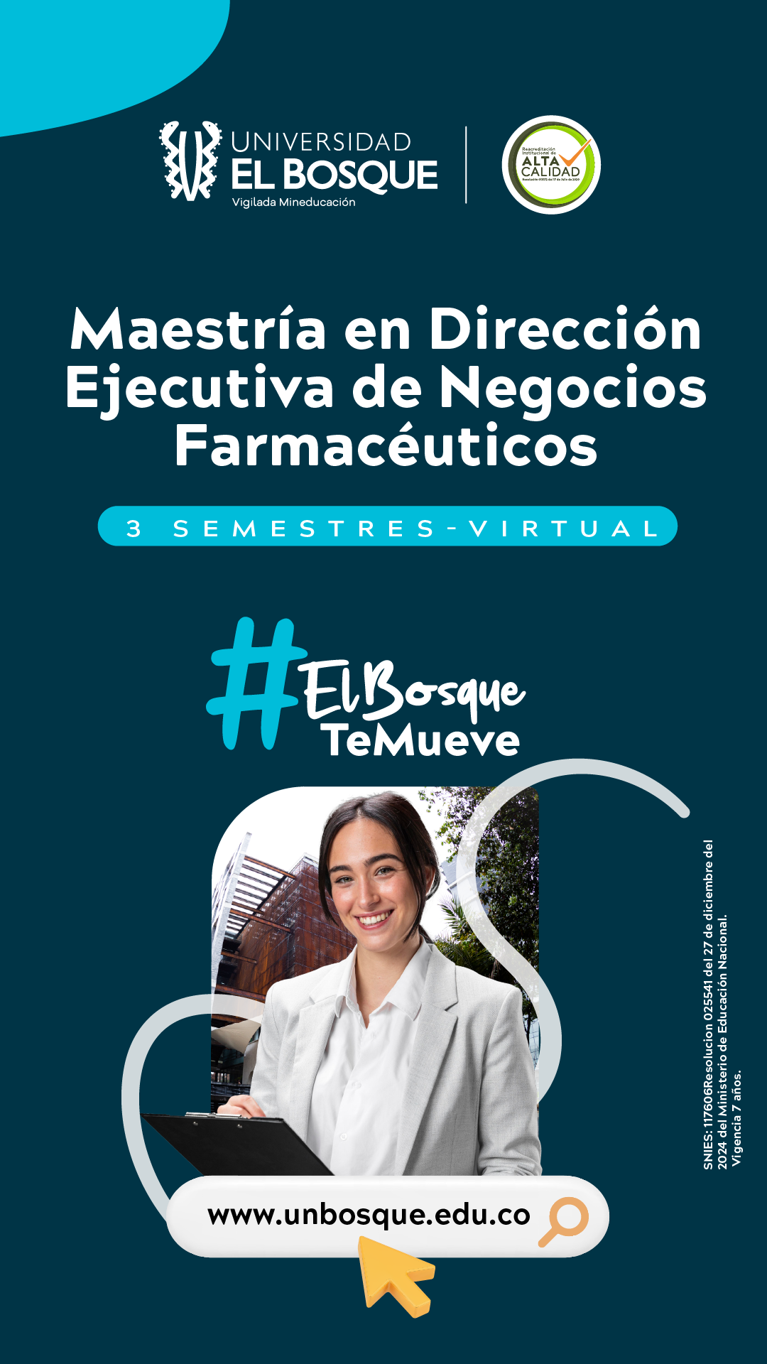 Admisiones Universidad El Bosque Facebook ad: ¡Estudia en El Bosque!