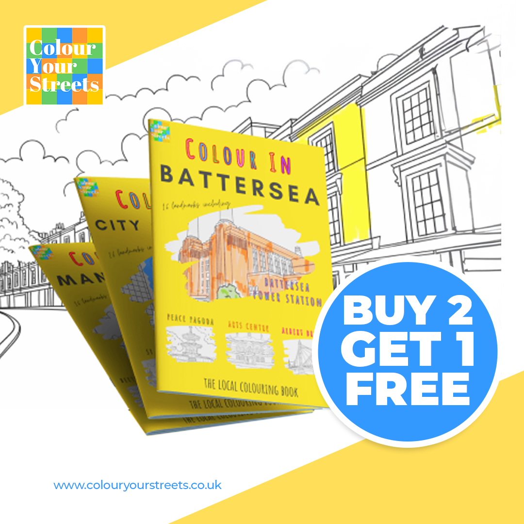 Colour Your Streets Facebook ad: Buy 2, Get One FREE, Hurry, Ends Soon!