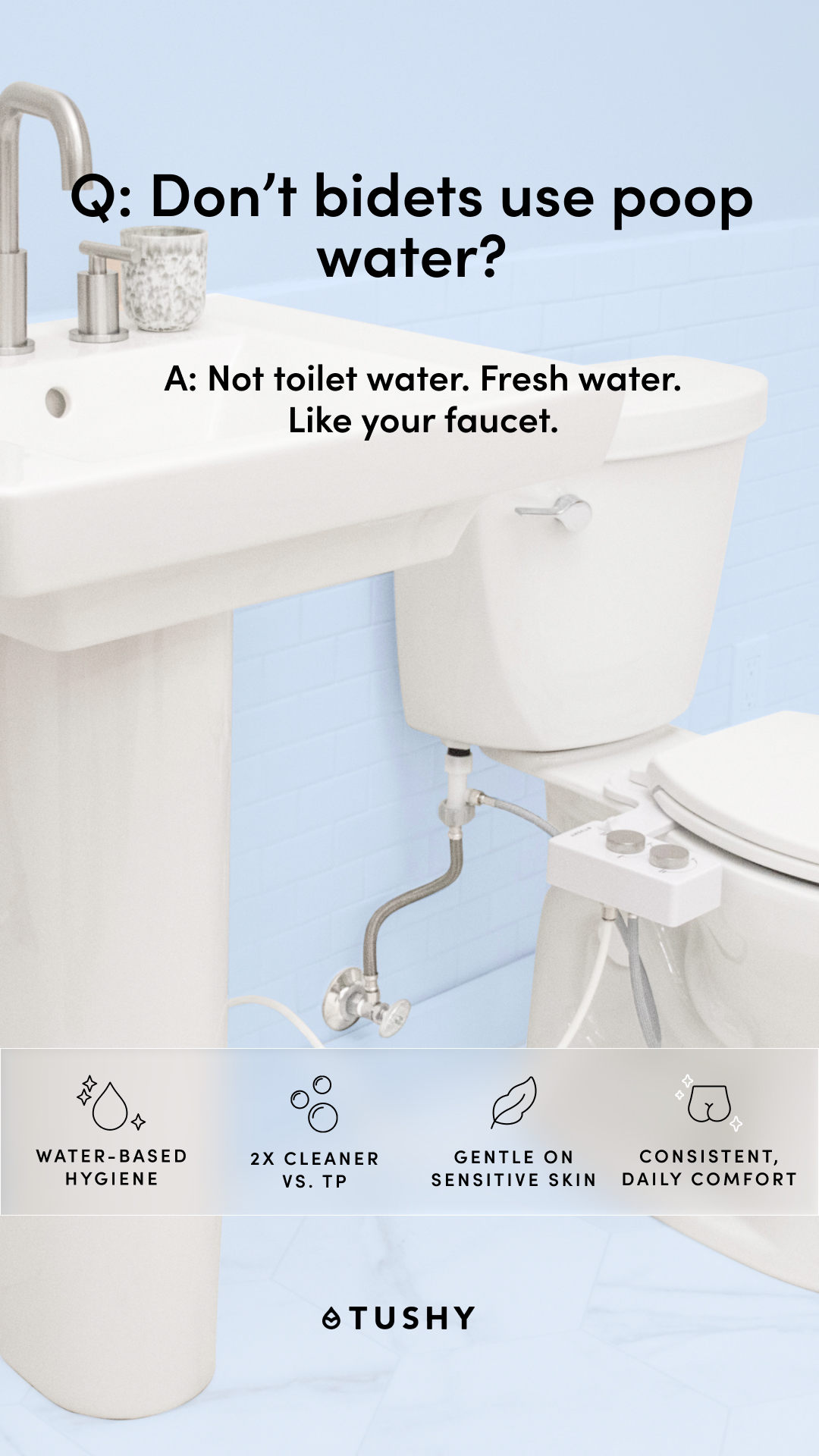 TUSHY Facebook ad