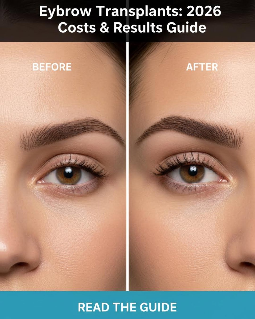 Hear 1st Facebook ad: Eyebrow Transplant Cost Guide