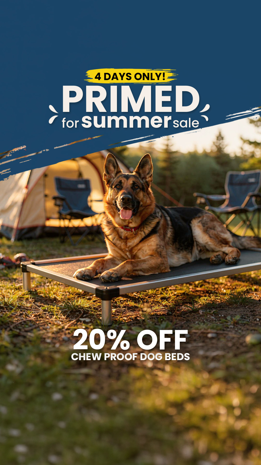 K9 Ballistics Dog Beds Facebook ad
