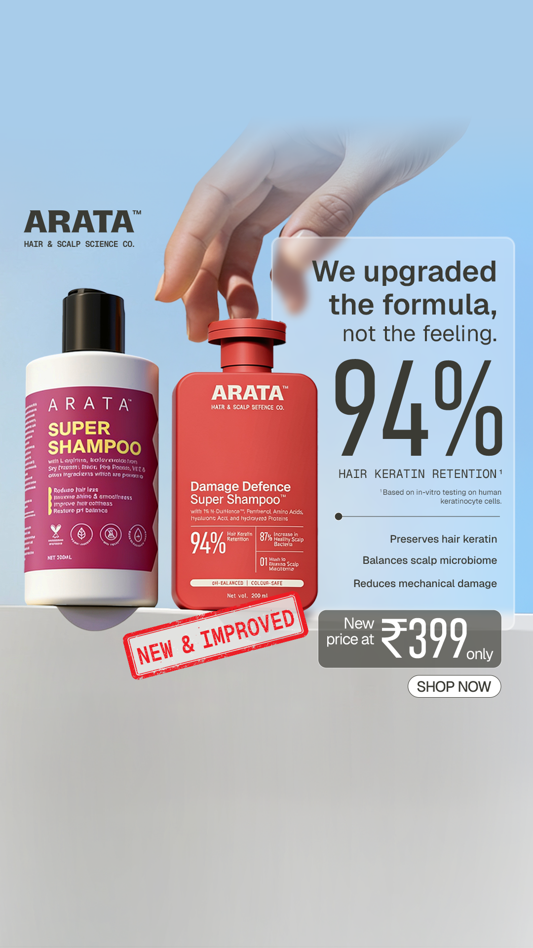  Arata Hair Care Facebook ad