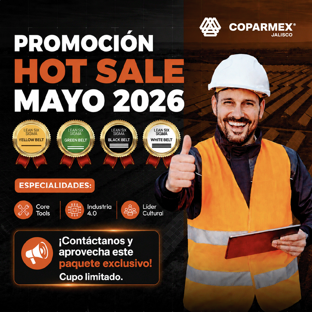 Coparmex Jalisco Facebook ad: ¡Certifícate Hoy!