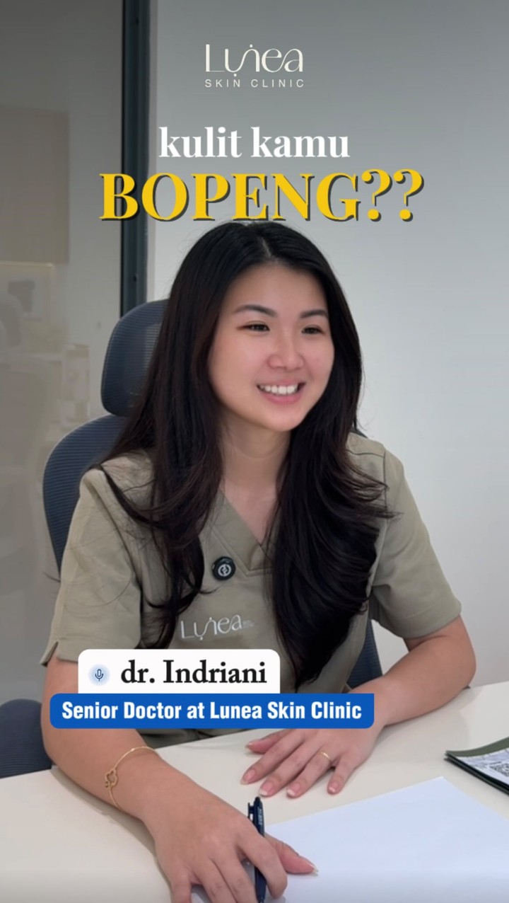 Lunea Skin Clinic Facebook ad: Bekas jerawat bopeng biasanya butuh treatment yang lebih…