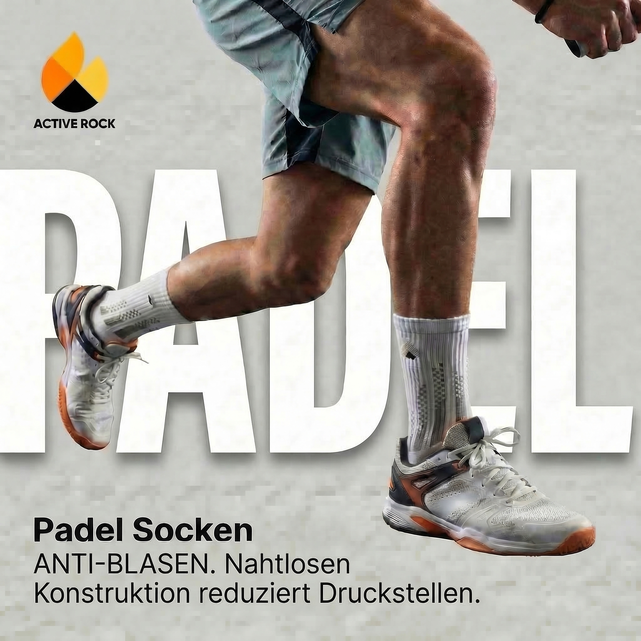 Active Rock Facebook ad: Nie wieder Blasen beim Padel!