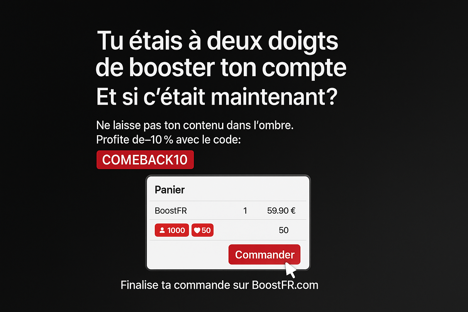 Boostfr Facebook ad