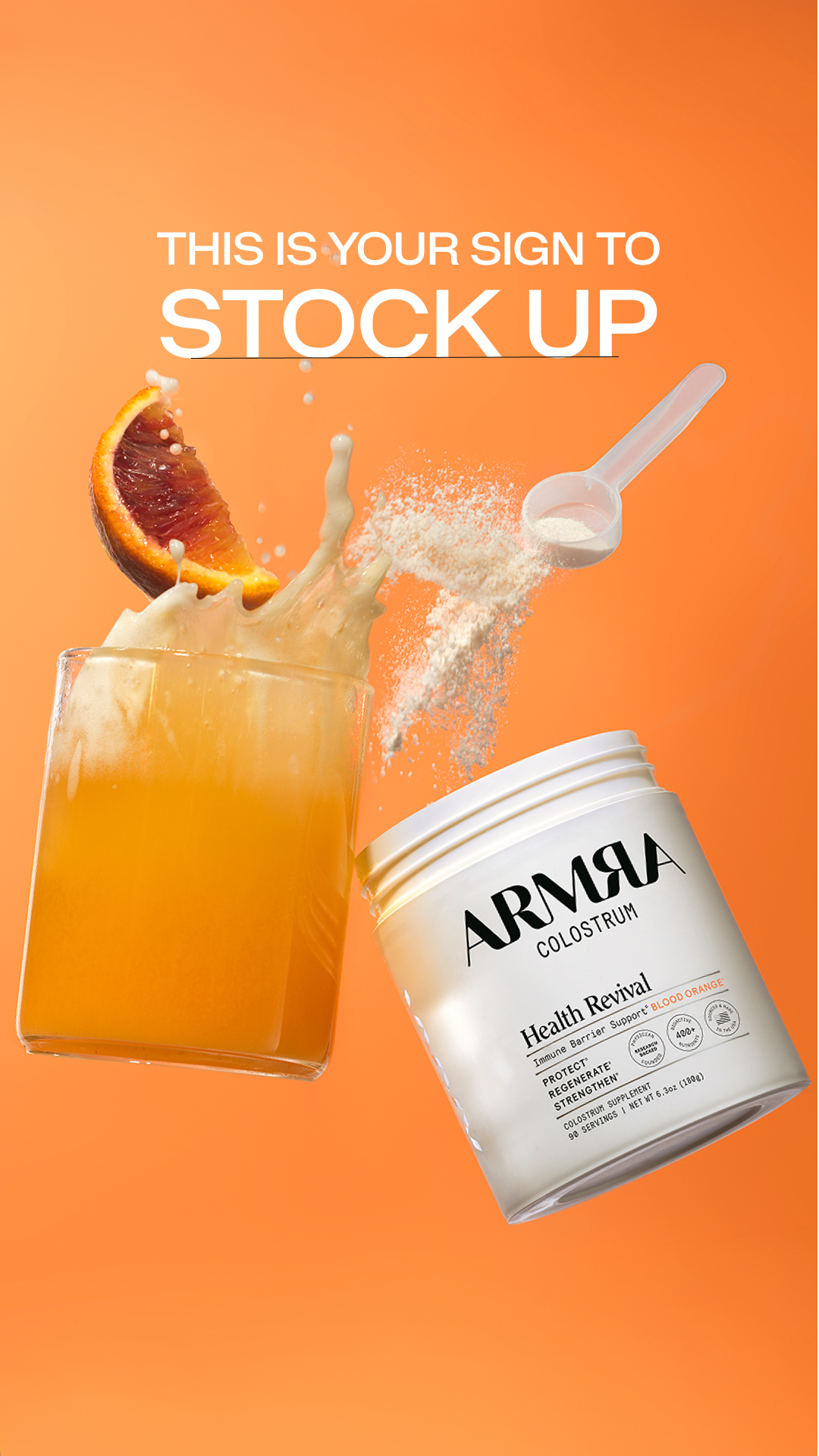 ARMRA Facebook ad