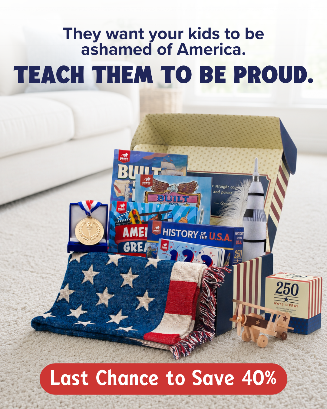 BRAVE Books Facebook ad