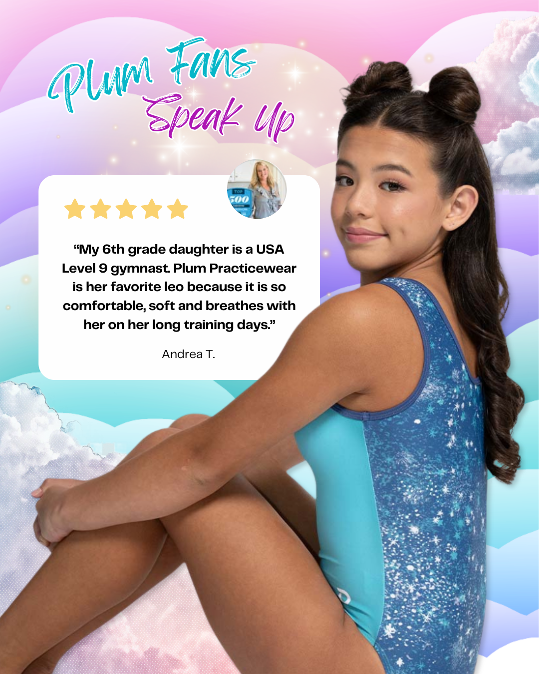 Plum Practicewear Facebook ad