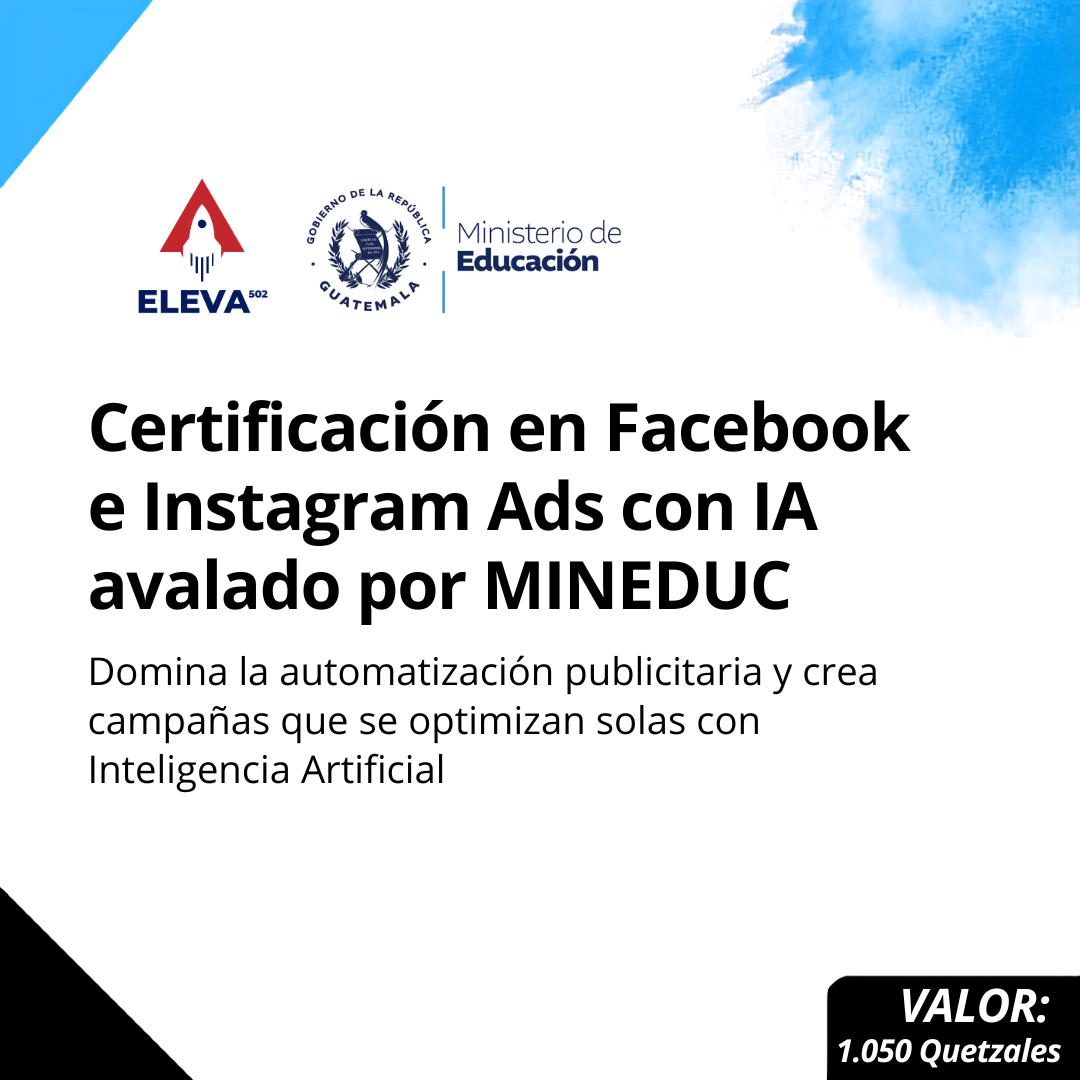 Eleva502 Facebook ad: ULTIMOS CUPOS