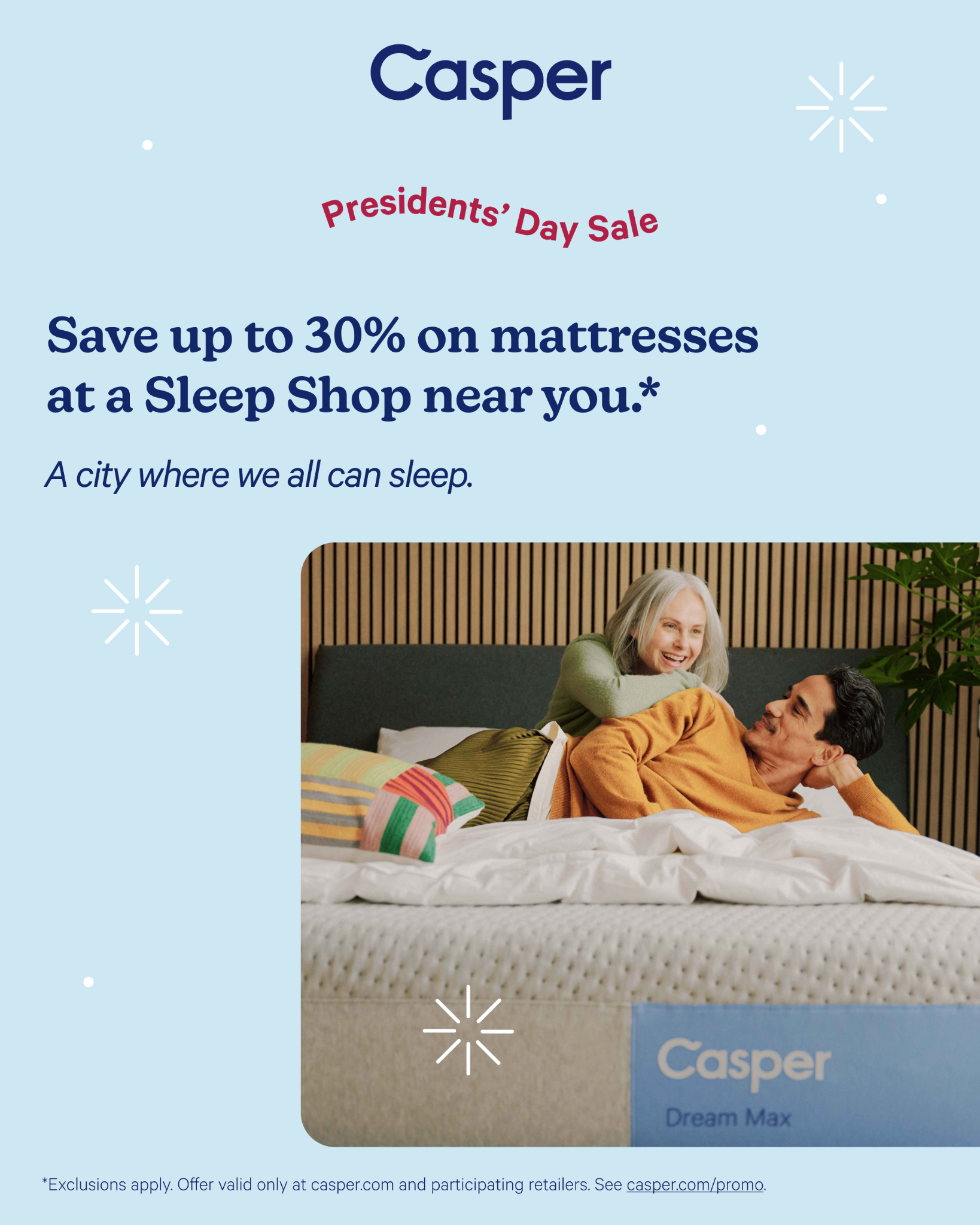Casper Facebook ad