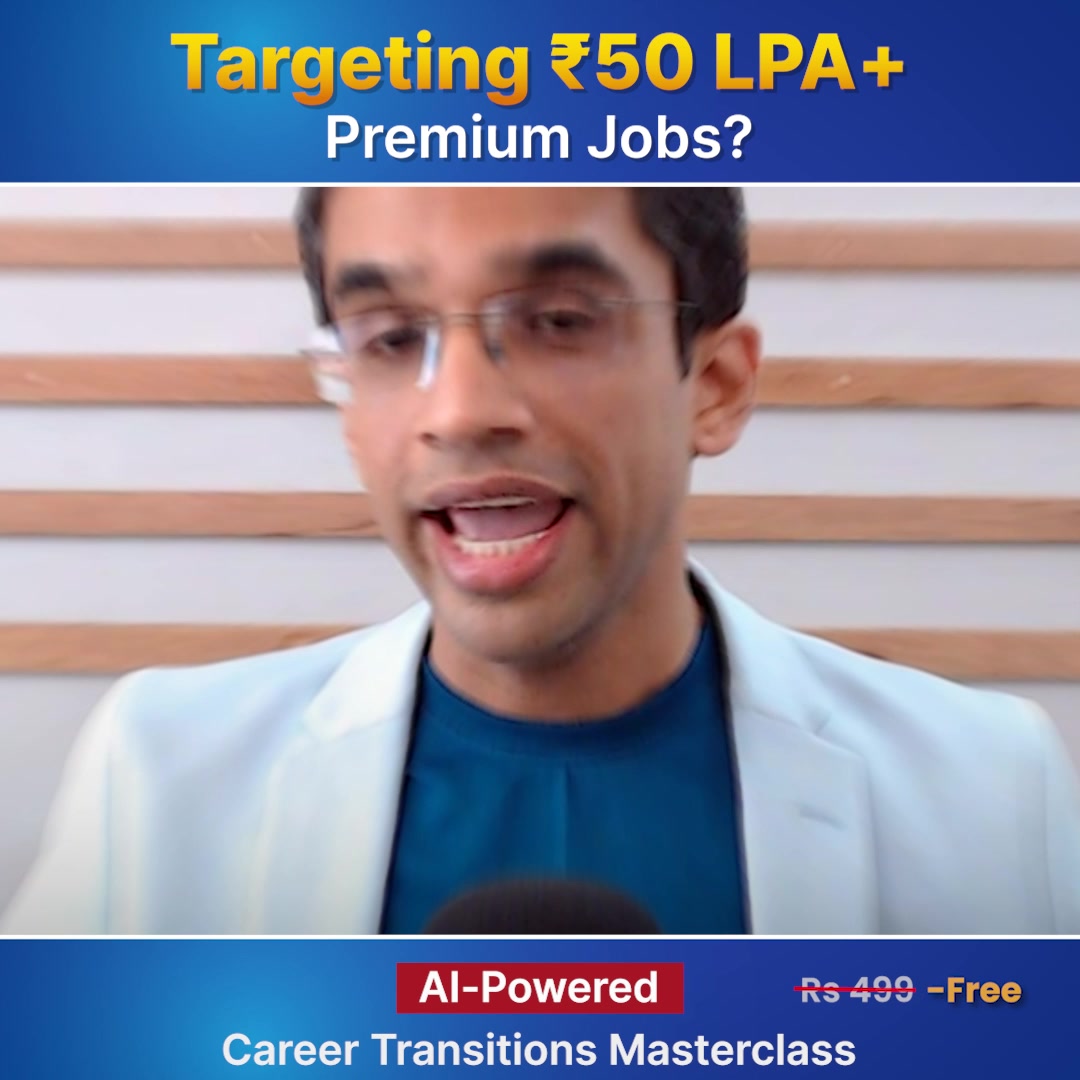 Harshad Bhagwat Facebook ad: Free AI-Powered Career Transitions Masterclass
