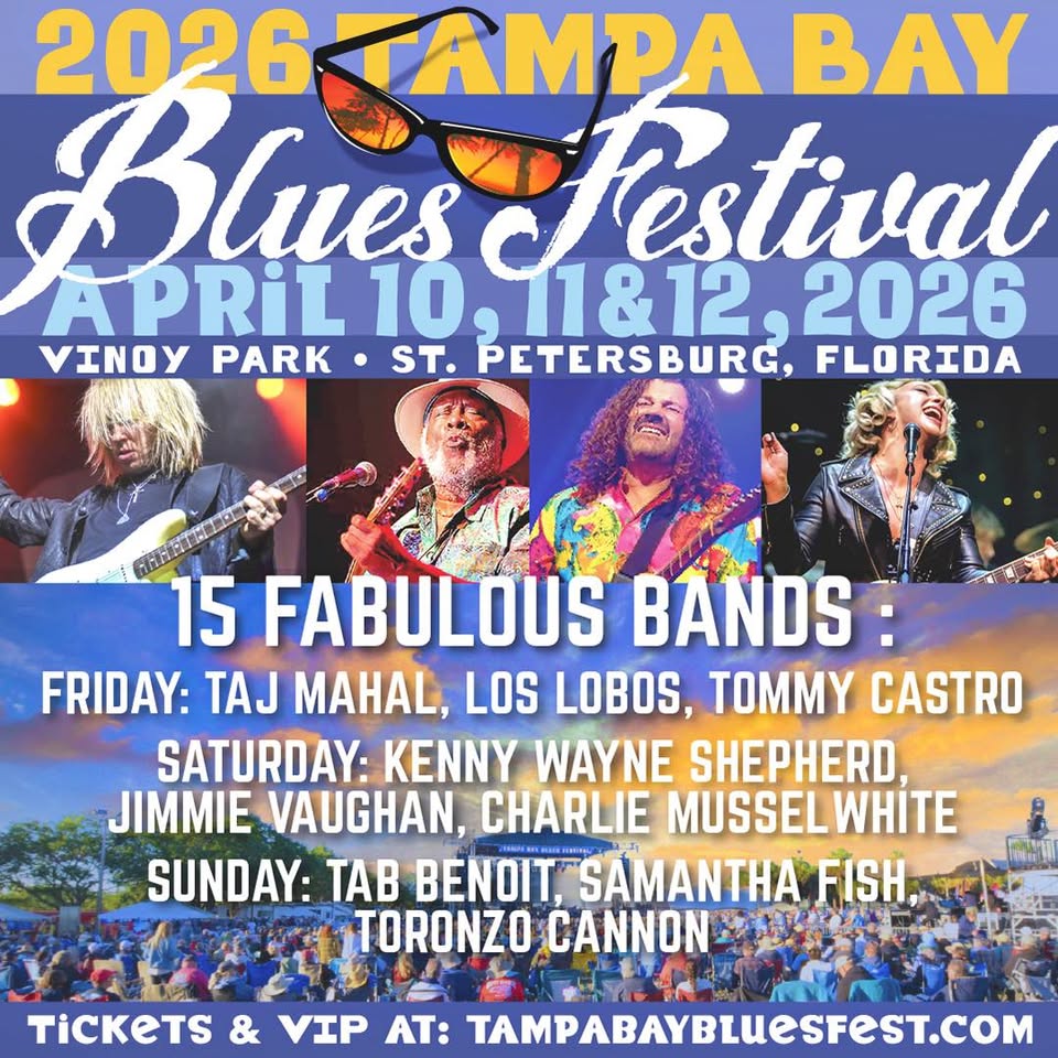 Tampa Bay Blues Festival Facebook ad: Tampa Florida Concert - Tampa Bay Blues Festival