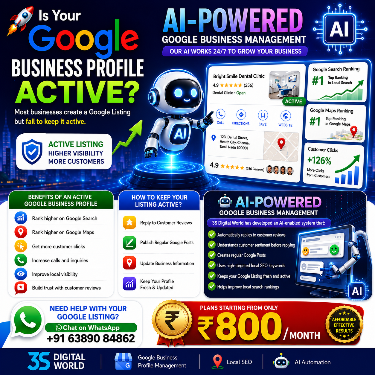 Local SEO Consultant Facebook ad: Chat with us