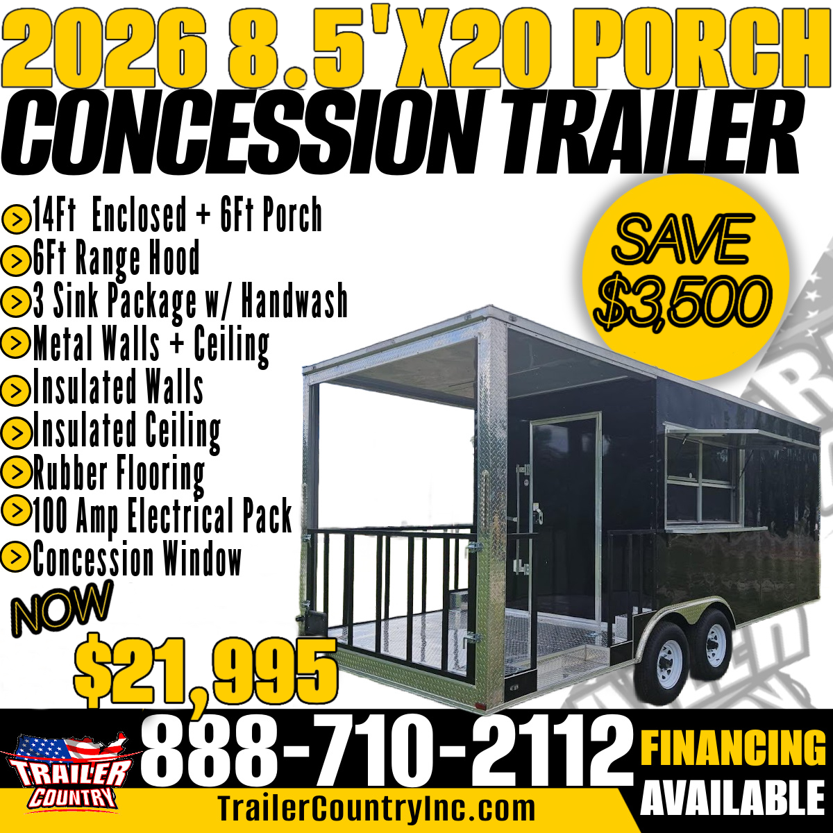 Trailer Country, Inc. Facebook ad: Concession Trailer SPRING SALE