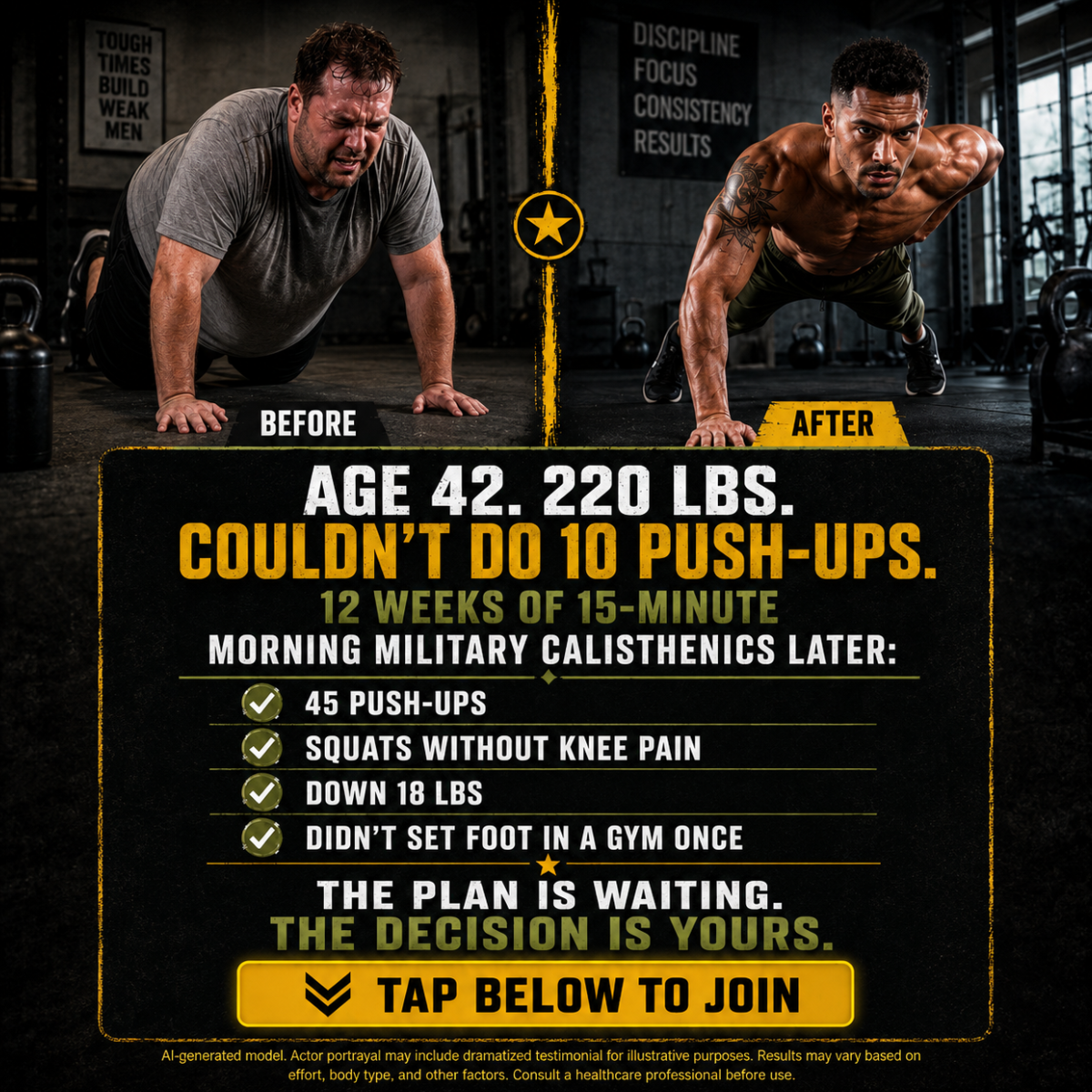 Calisthenics by Ryan Facebook ad