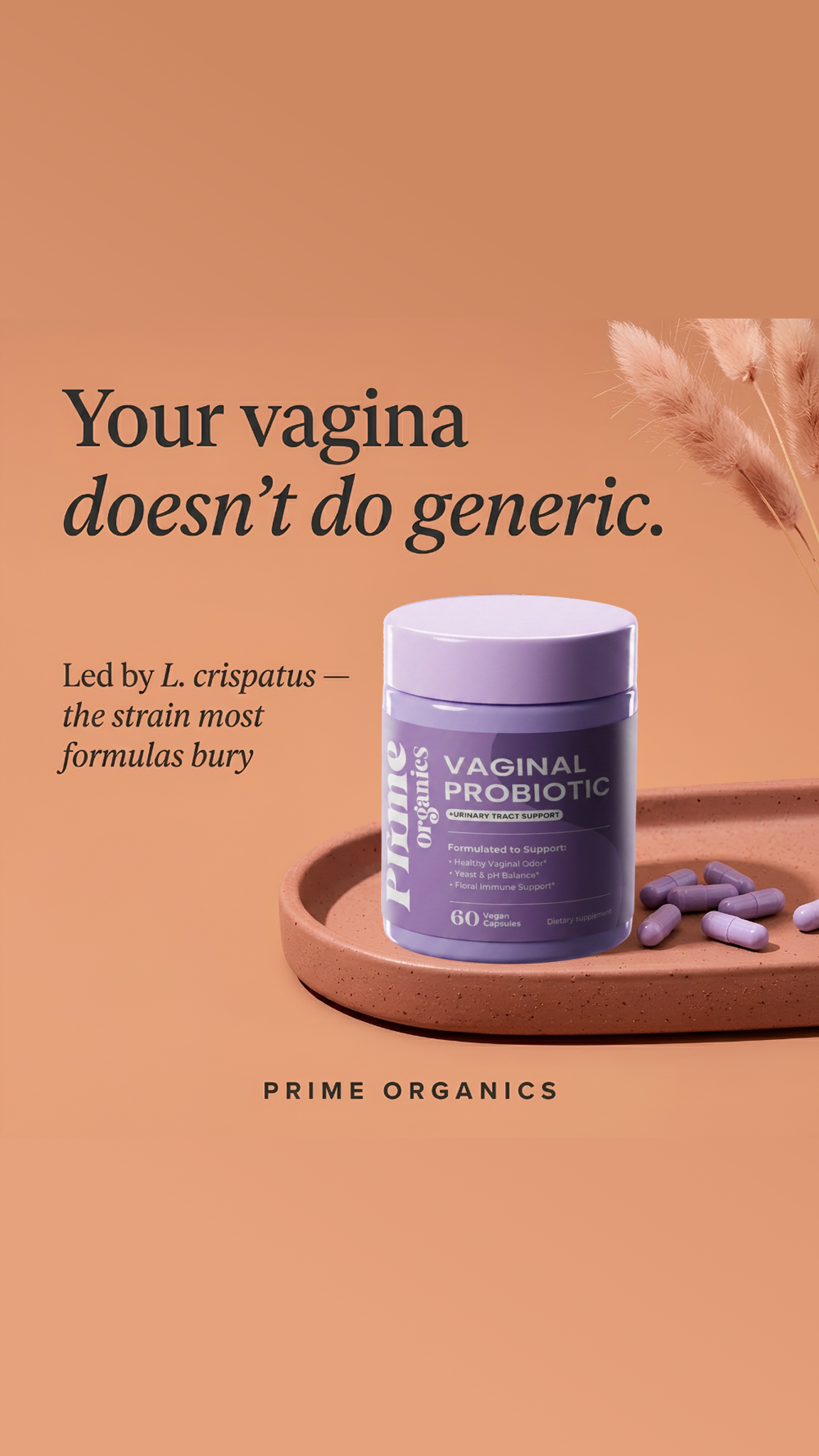 Prime Organics Facebook ad from Jul 27, 2026