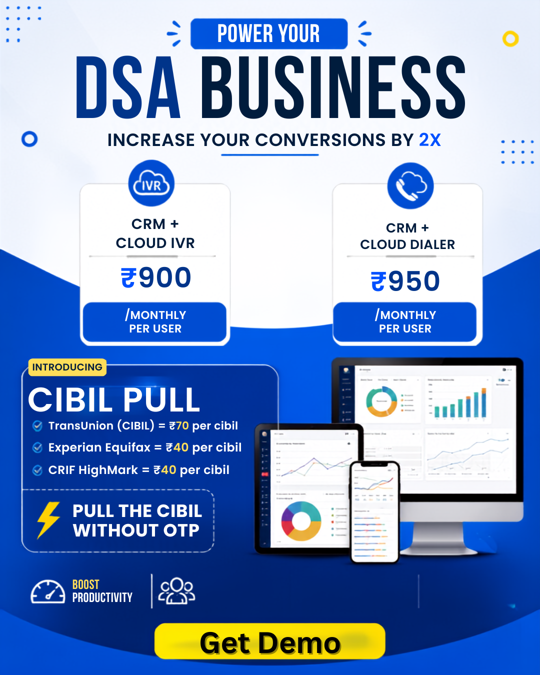 Techwhizzc - Digital marketing agency Facebook ad: Power Your DSA Business with DialX CRM