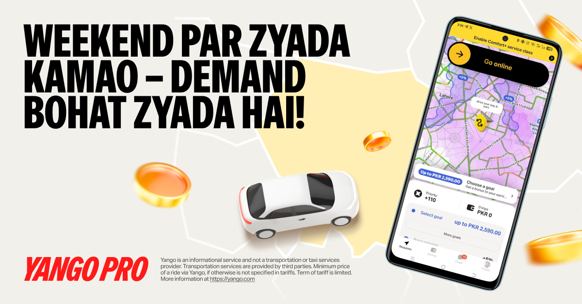 Yango Pro Pakistan Facebook ad
