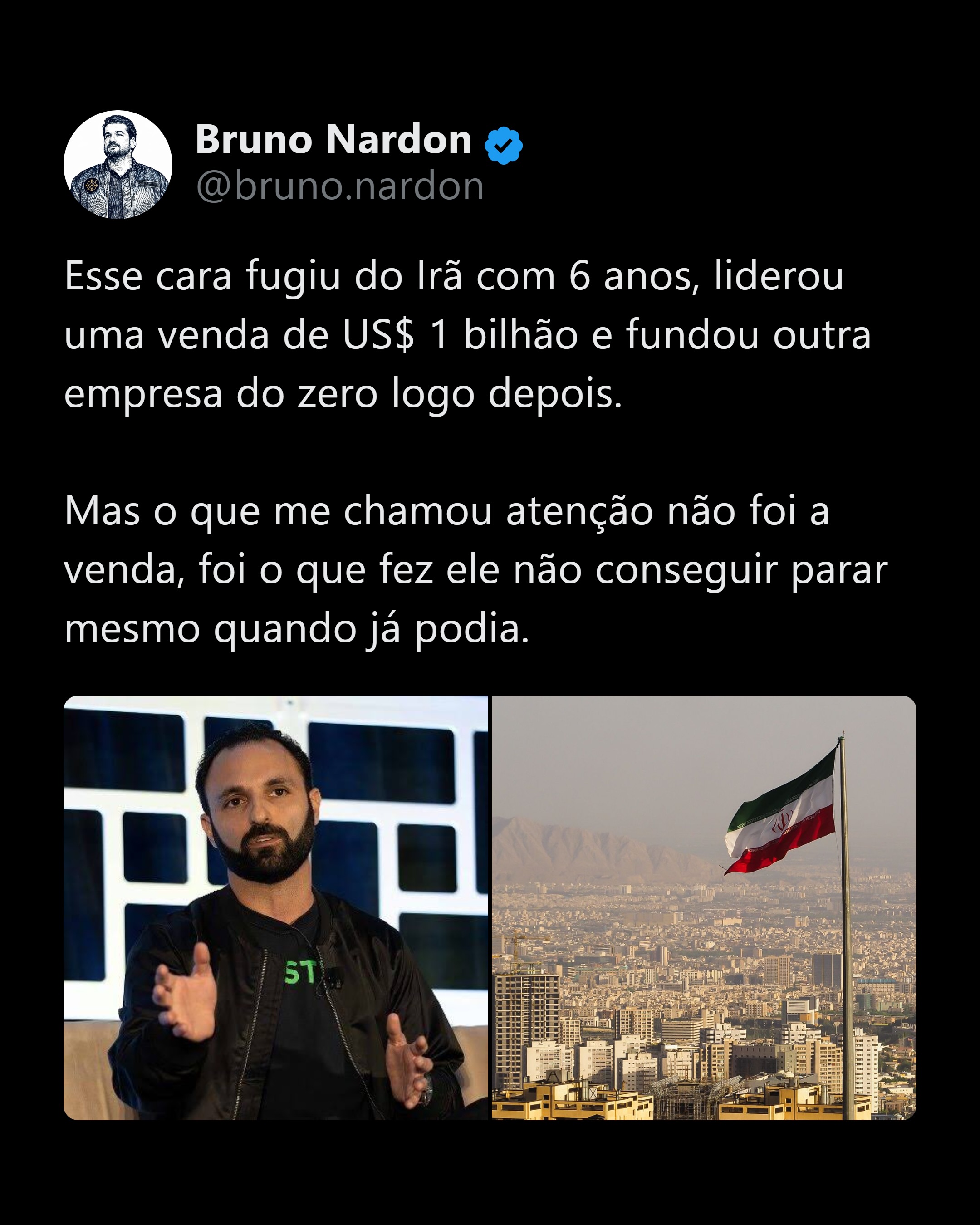 Bruno Nardon Facebook ad: Qual problema do seu setor você conhece de…